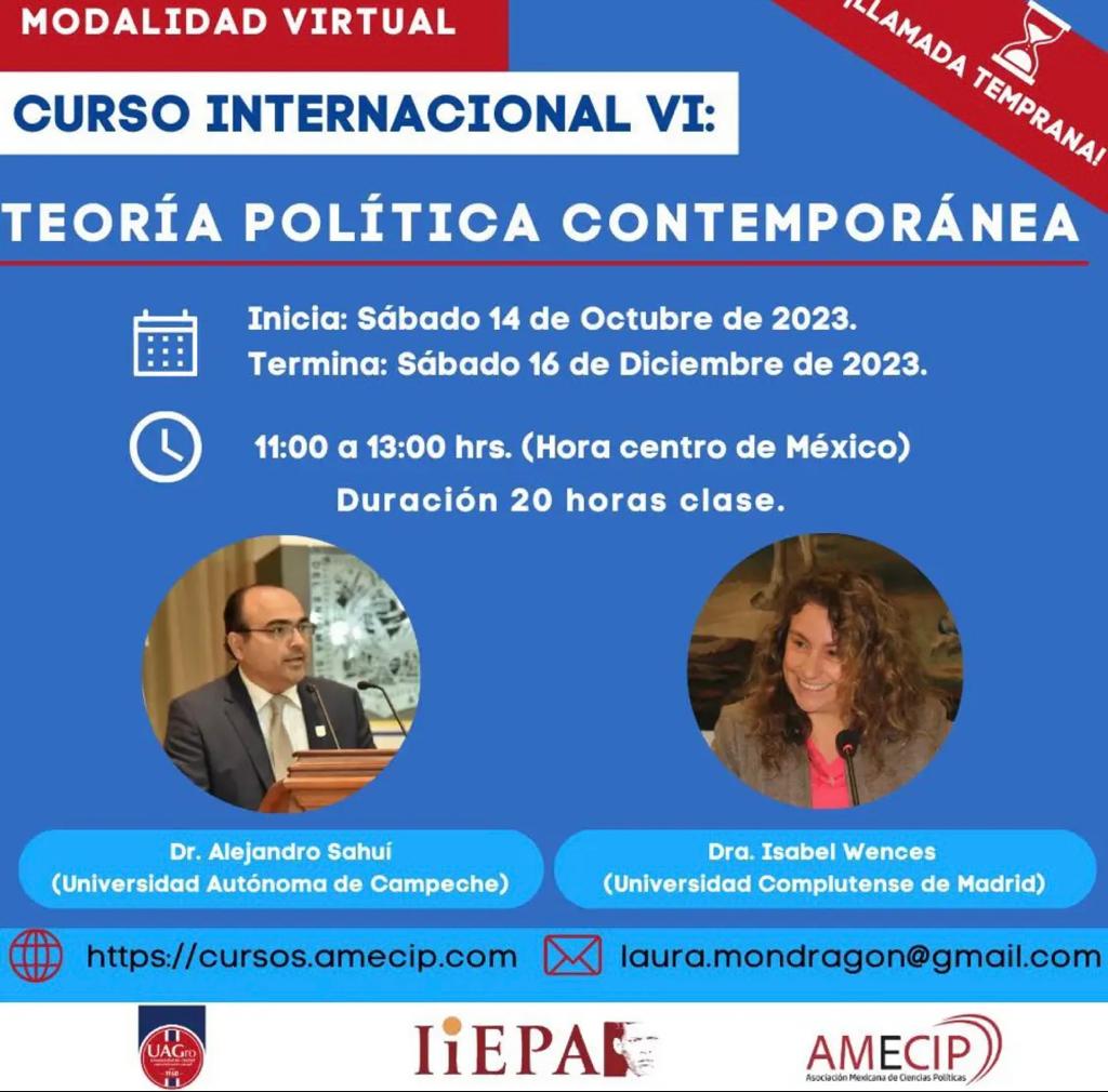 Curso Teoría Política Contemporánea