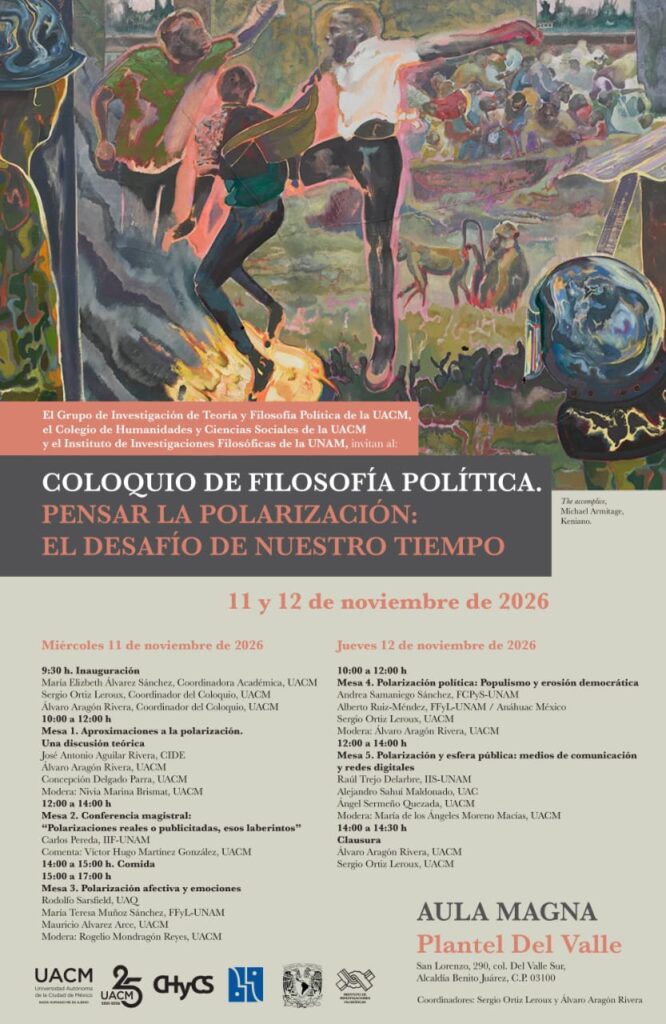 Coloquio de Filosofía Política. Pensar la polarización: el desafío de nuestro tiempo